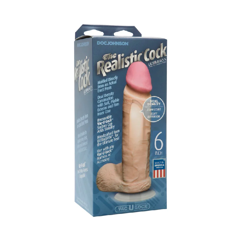 cock ring expert design-The Realistic Cock - UR3 - 6 Inch White