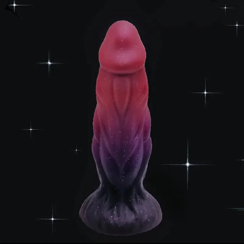 anal toys with bulky shaft-8.66 Inches Silicone Realistic Anal Dildo Sex Toy