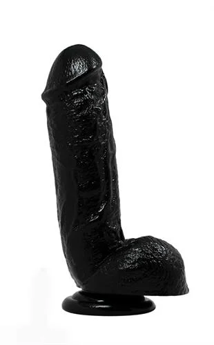 penis-care-for-long-runs-Hard Steel 8.5 Inch Cock - Black