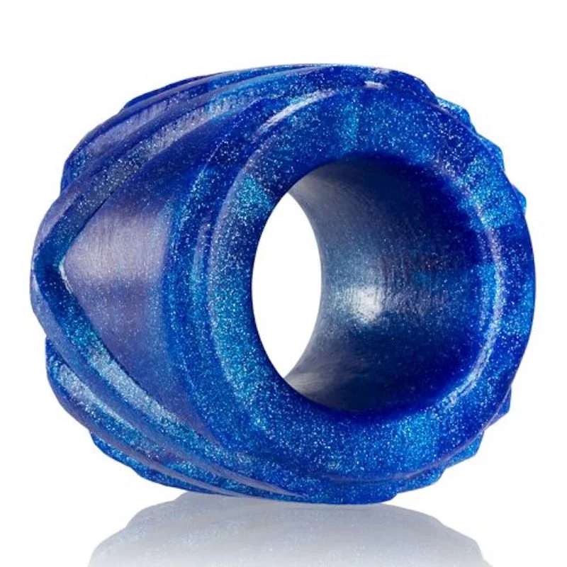 cock ring user fit-Oxballs ''Grunt'' Ball Stretcher -Blue