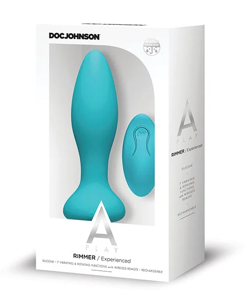 anal toys for secret vibes-A Play Rimmer Experienced Rechargeable Silicone Anal Plug W/remote