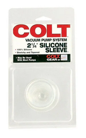 cock ring duo comfort-Colt Vacuum Pump System Silicone Sleeve - 2.25 Inches