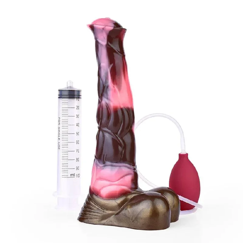 vegan lingerie set-Dildo-bellowing-10 Inches Suction Cup Horse Cumming Dildo Toy