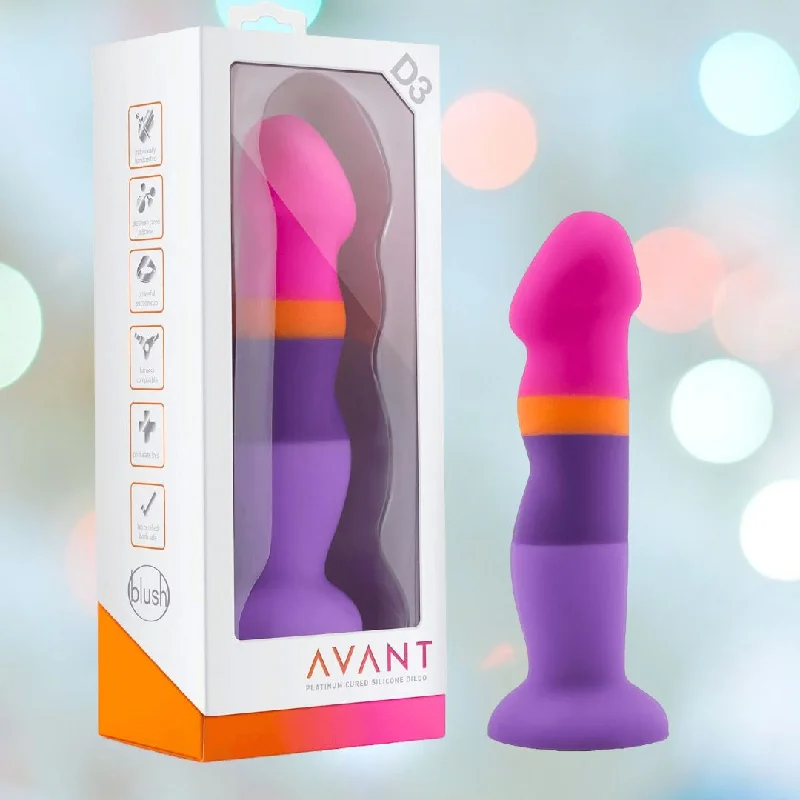 anal toys for private thrills-Avant D3 7" Non-Porous Silicone Dildo - Summer Fling