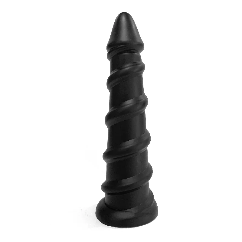 anal toys for sneaky bliss-Massive Spiraled Monster Dildo - The Minotaur