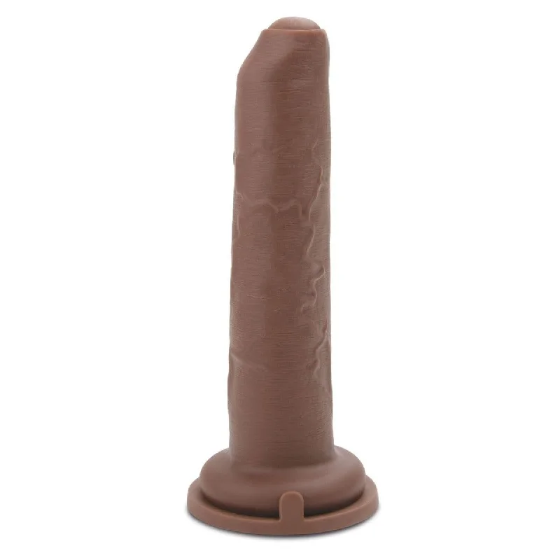 penis-measurement-accuracy-tips-Me You Us Uncut Ultra Cock 8Inch Caramel Realistic Dildo