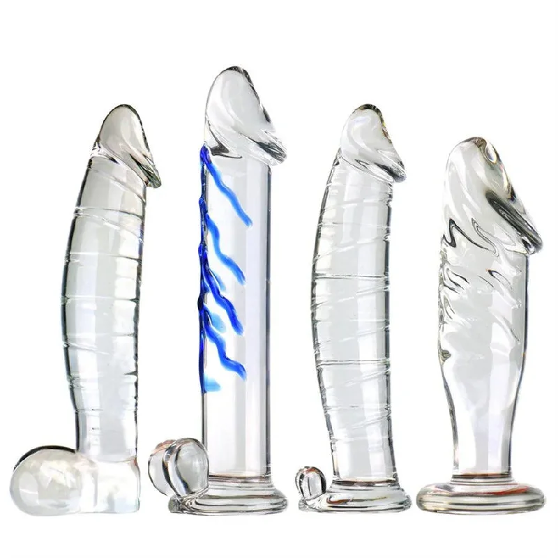 sexy cowboy outfit-Dildo-wicked-Xinghaoya Realistic Textured Large Glass Dildo