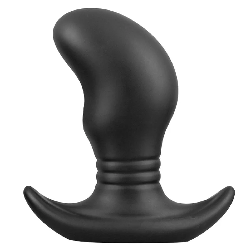 cock ring low finish-ELITE Liquid Silicone Bull Butt Plug Large