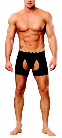 naughty explorer costume-Power Sock Short - Black - Small/Medium