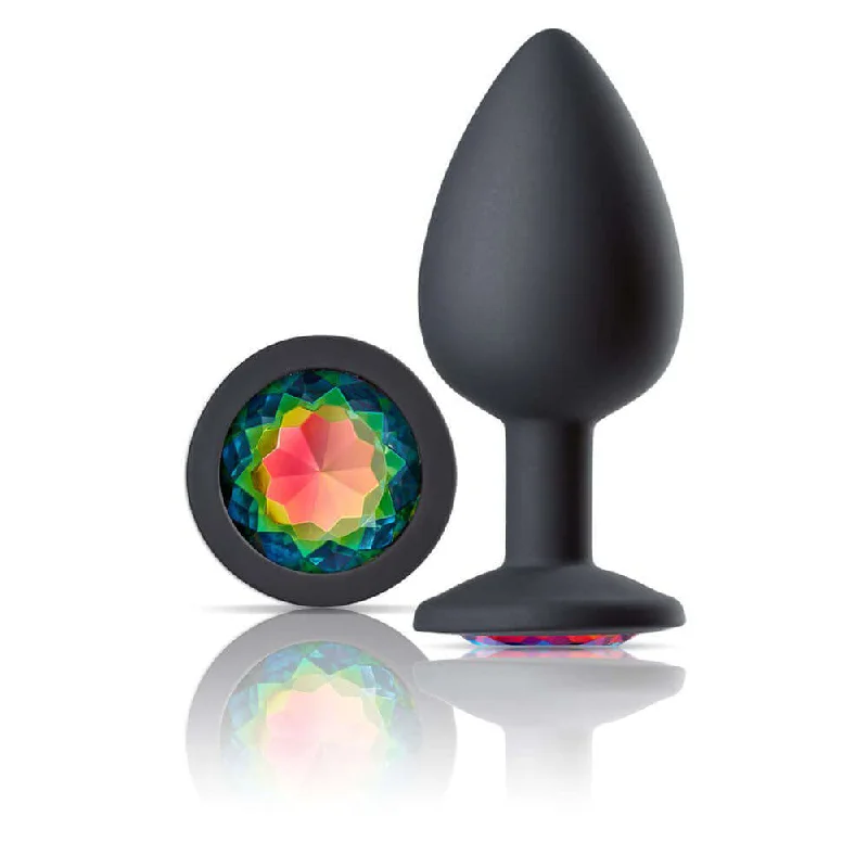 anal toys for hot vibes-Cloud 9 Novelties Gems Jeweled Silicone Anal Plug  - Large