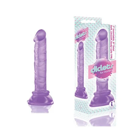 penis-vitamin-intake-benefits-The 9's Diclets 8in Jelly TPR Dong Purple