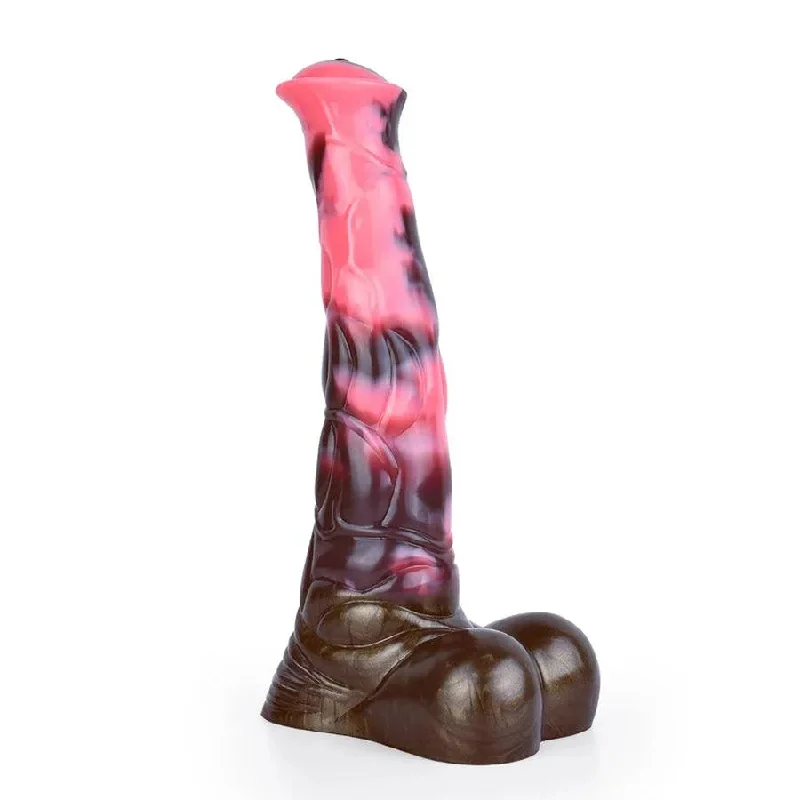 men’s hemp bikini-Dildo-peaceful-10 Inches Top Silicone Suction Cup Horse Dildo Sex Toy