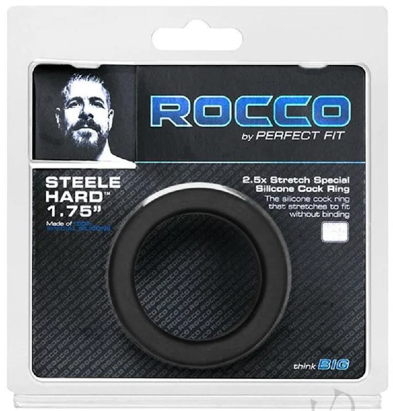 cock ring fine finish-PF Rocco ''Steele Hard'' Cock Ring -1.75''