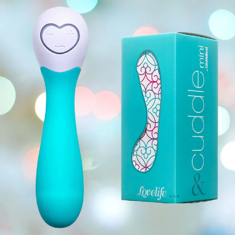 anal toys for easy stretching-OhMiBod Lovelife Cuddle Mini G-Spot Vibrator - Turquoise