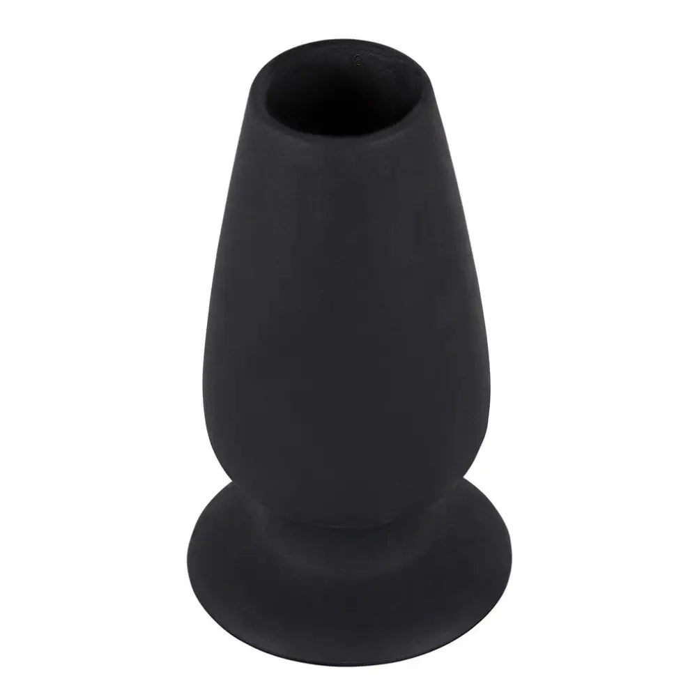 cock ring bespoke design-4-inch You2toys Silicone Black Medium Hollow Butt Plug