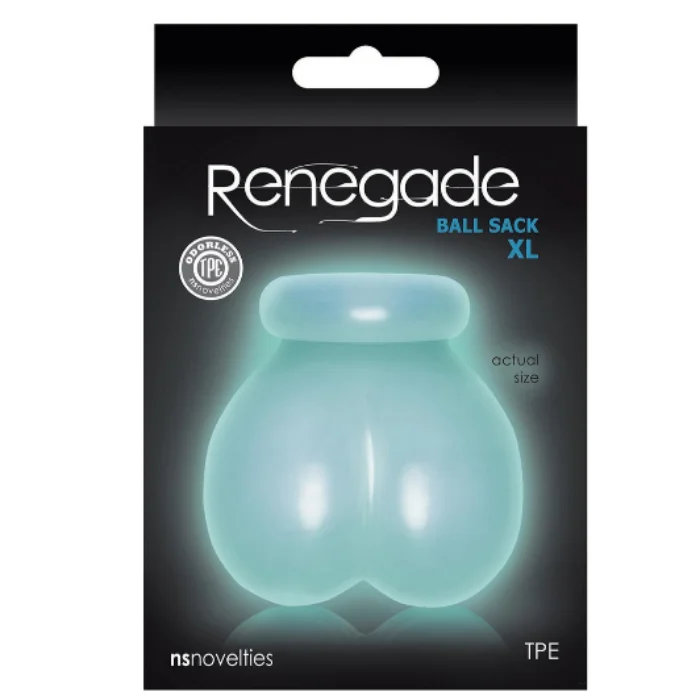 cock ring value design-Renegade ''Ball Sack'' (XL) Glow In The Dark