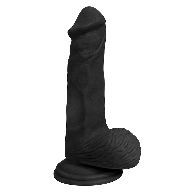 sheer tasseled teddy-Dildo-violent-Rooster Xavier Hard and Uncut Dildo - Black