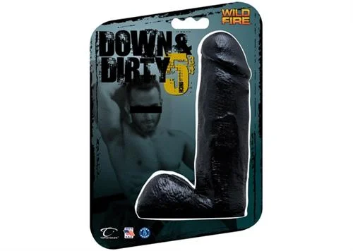 penis-swelling-relief-tips-Wildfire Down and Dirty 5.75in Dong - Black