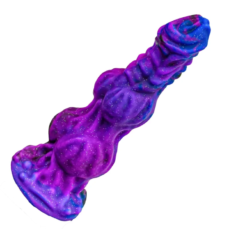 curvy lingerie set-Dildo-lively-Morgan 9.6" Monster Dildo With Unique Size & Stimulating Texture - Laphwing