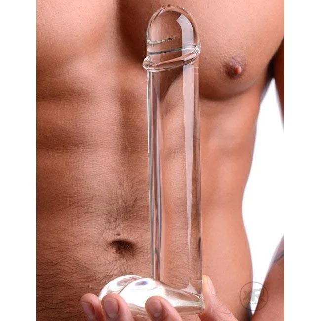 seamless striped bra-Dildo-droning-Sukra 8 Inch Glass Dildo