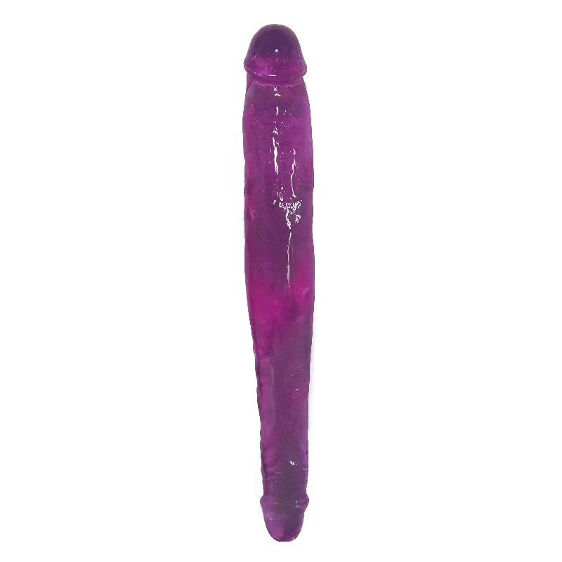 hemp cotton underwear-Dildo-cruel-Lollicock Sweet Slim Stick Double Dildo - Purple BULK