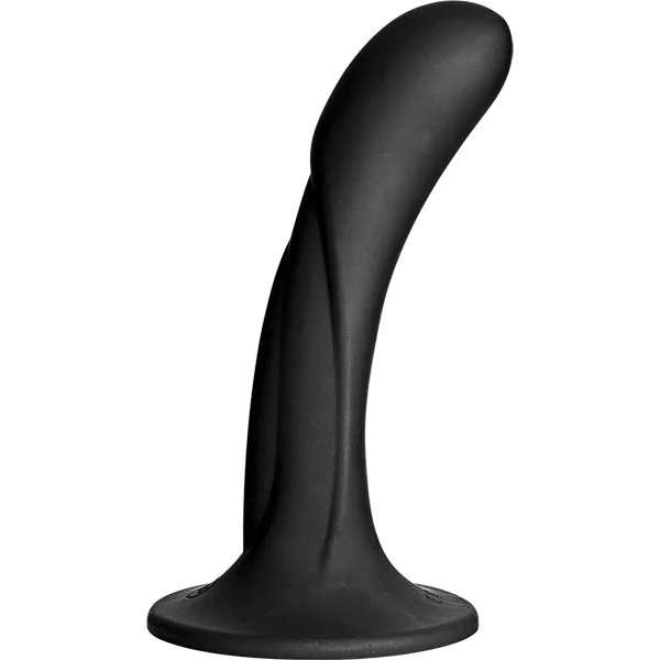 penis-vitamin-sources-natural-Doc Johnson Vac U Lock G Spot Silicone Dildo Black 6.5Inc