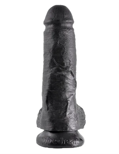 penis-care-during-winter-King Cock 8-Inch Cock With Balls - Black