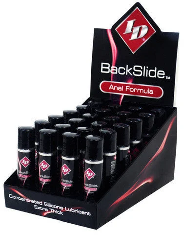 cock ring elite grip-Id Backslide Silicone 1 Oz. -  24 Piece Display