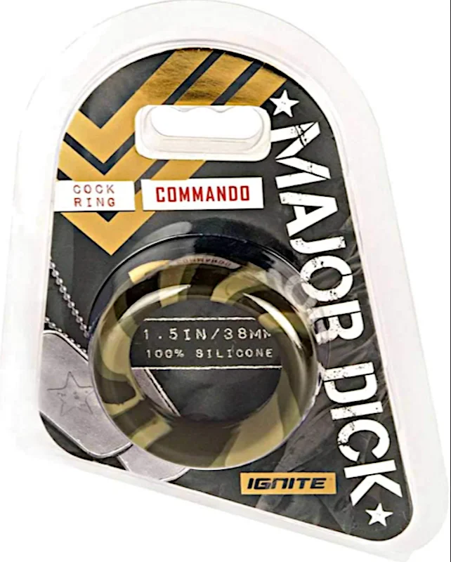 cock ring peak texture-MajorDick ''Commando'' Ring 1.5''