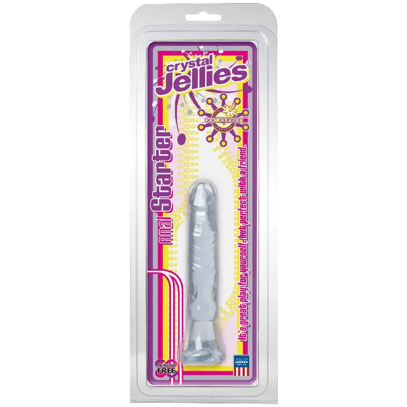 anal toys for calming bliss-Crystal Jellies Anal Starter - Clear