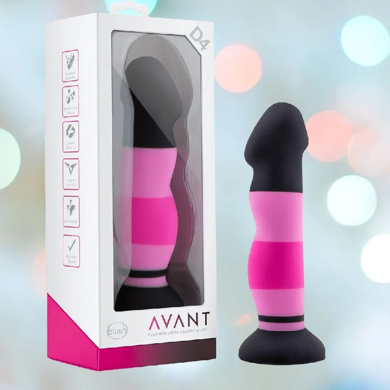 anal toys for newbie thrills-Avant D4 7" Sexy in Pink Silicone Dildo