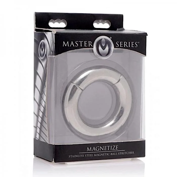 cock ring optimal grip-MS ''Magnetize'' Ball Stretcher -Stainless