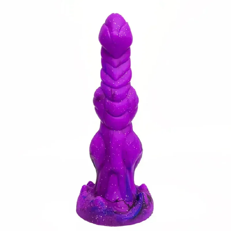 satin sleep top-Dildo-rotten-9 Inches Silicone Purple Monster Dildo