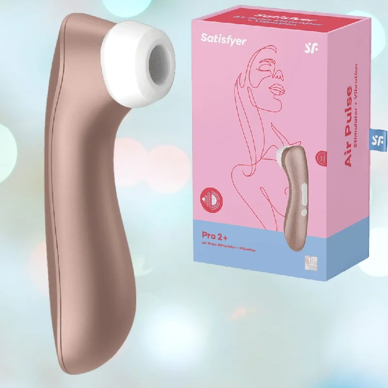 anal toys with triple motors-Satisfyer Pro 2+ Air Pulse Stimulator + Vibration