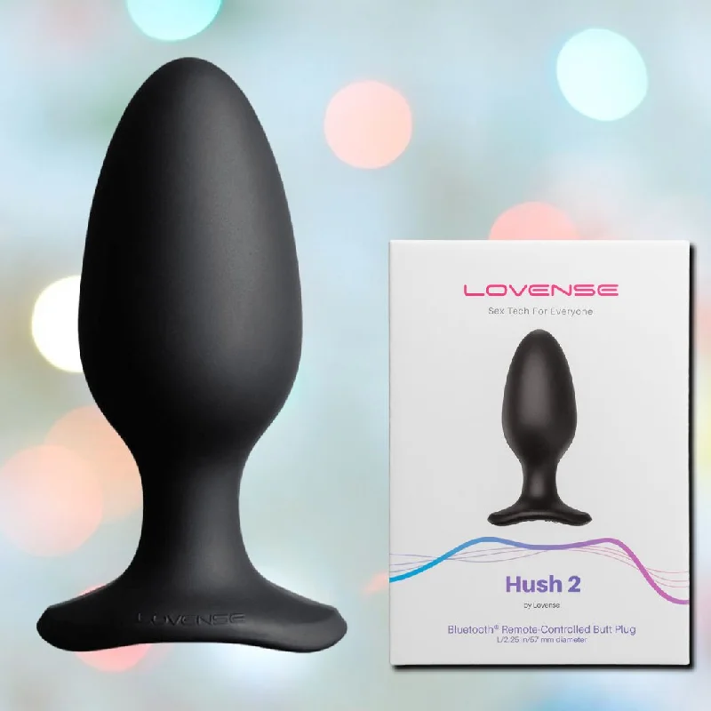 anal toys for instant delivery-Lovense Hush 2 Vibrating Butt Plug - Large