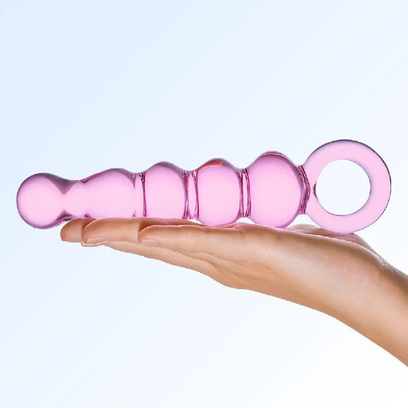 anal toys for chill bliss-Gläs Quintessence Beaded Anal Slider