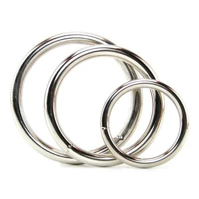 cock ring deluxe grip-Spartacus Metal Ring Set