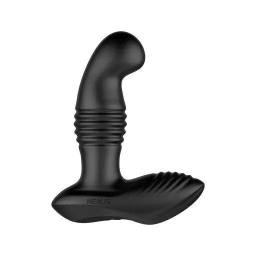 cock ring swift comfort-Nexus Black Silicone Remote Control Thrusting Prostate Massager