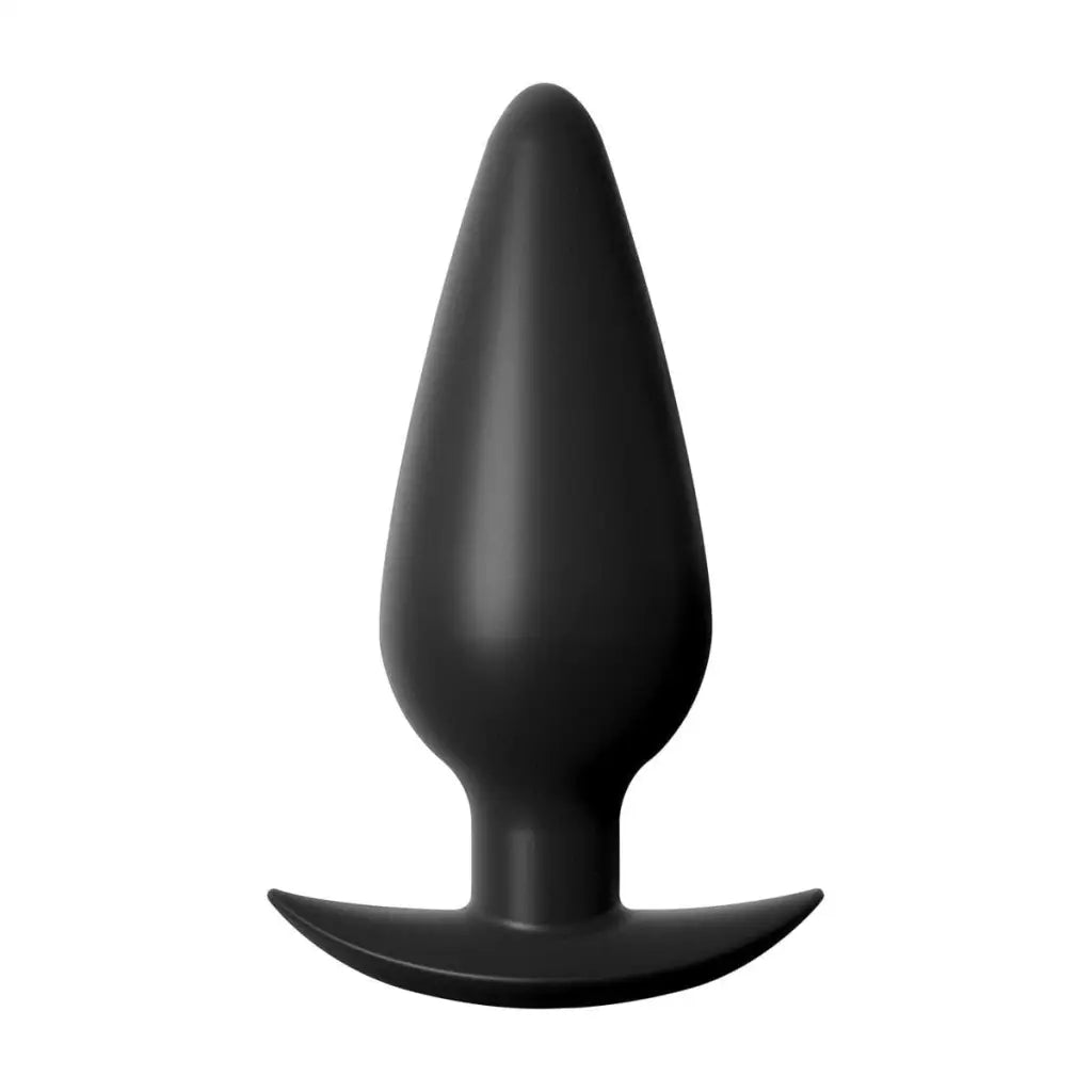 anal toys with pebbled texture-Anal Fantasy Elite Small Weighted Silicone Plug