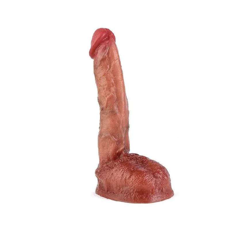 men’s alpaca boxers-Dildo-vibrant-8.6 Inches Silicone Realistic Suction Cup Dildo Toy