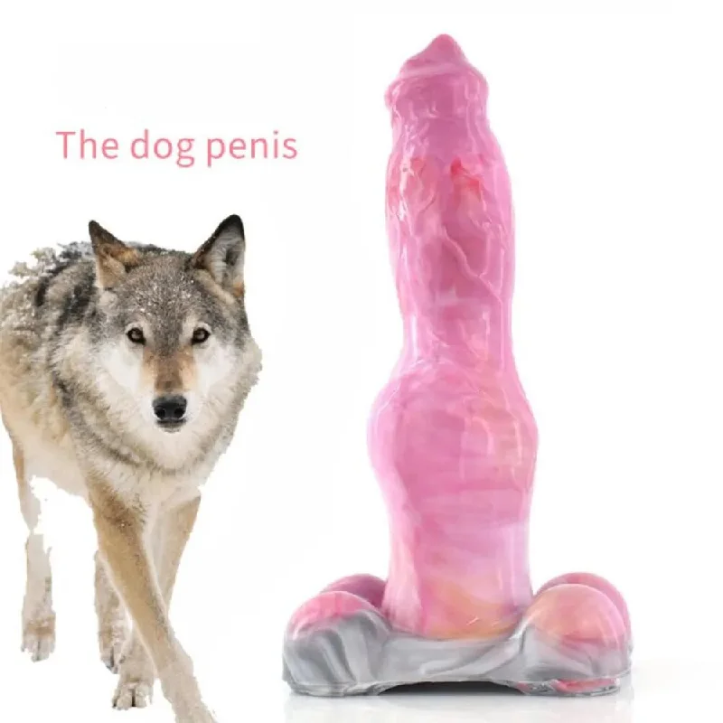 anal toys with grippy texture-New FAAK Huge Anal Sex Toy Gory Raw Meat Color Animal Dogs Fantasy Dildo Big Knot Buttplug Masturbator Sex Toy For Women Men 18+