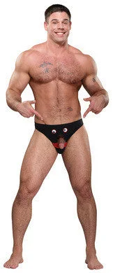 seamless lime panties-Mr. Nose Bikini -  Black - One  Size