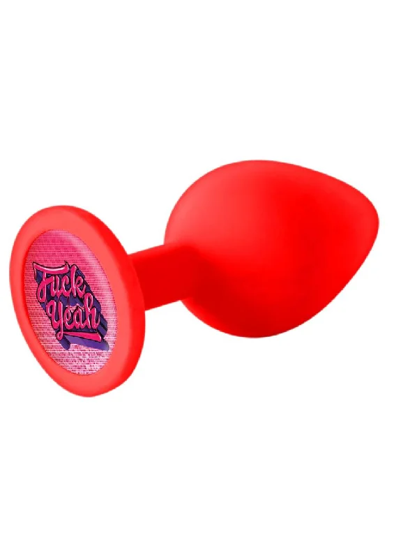 cock ring fine grip-The 9's - Booty Talk Silicone Butt Plug F Yeah