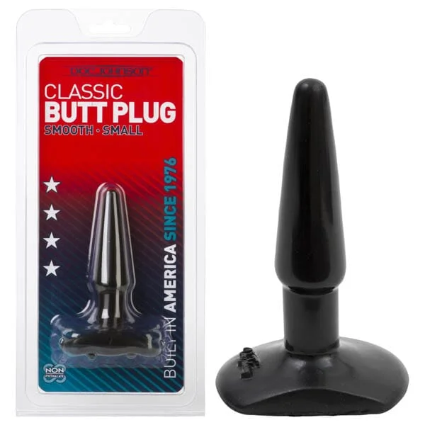 anal toys with gold finish-Classic Butt Plug