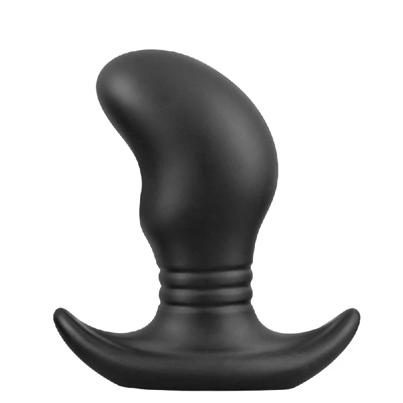 cock ring user finish-ELITE Liquid Silicone Bull Butt Plug Medium