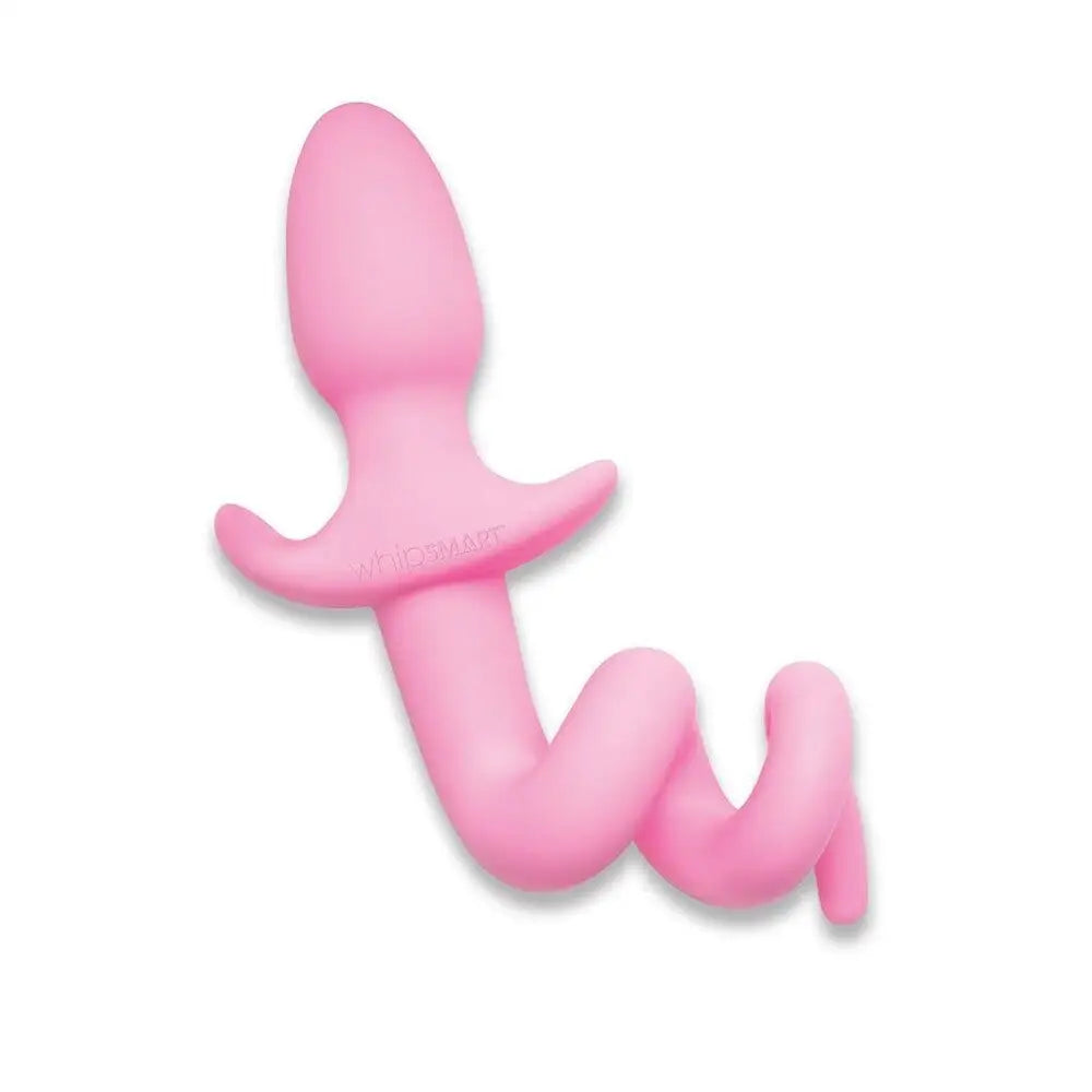 cock ring elite style-10 Inches Furry Tales Silicone Piggy Tail Butt Plug