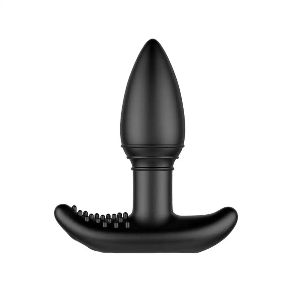 cock ring wet design-Nexus Silicone Black Unisex Rechargeable Massager with Remote