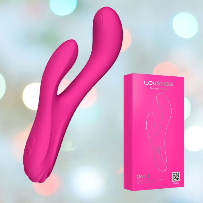 anal toys with tacky texture-Lovense Osci 3 Warming App-Controlled Rabbit Vibrator