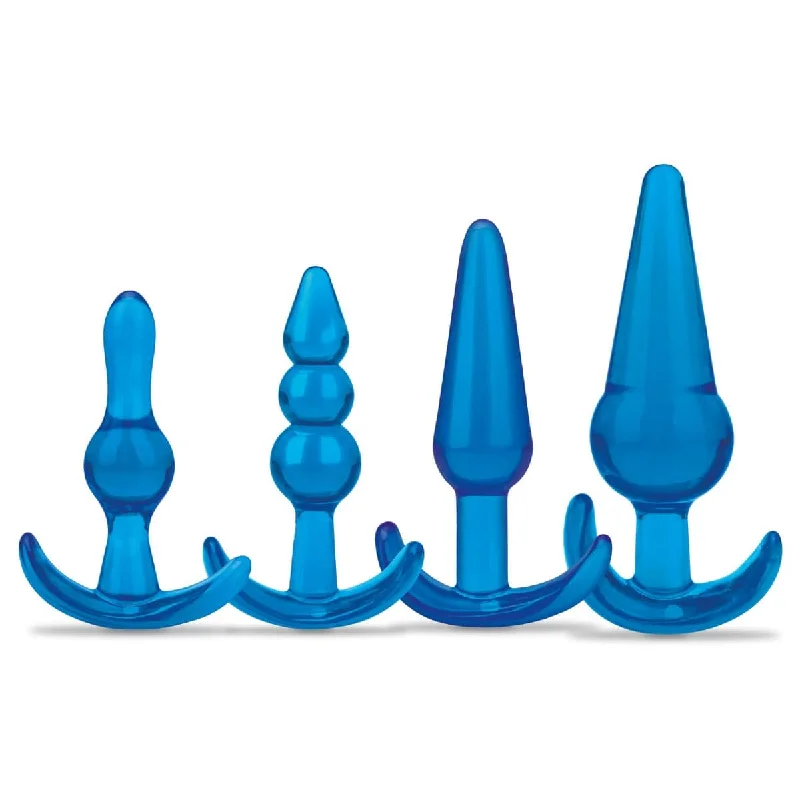 anal toys for secret vibes-Blue Line 4Pc Anal Training Set