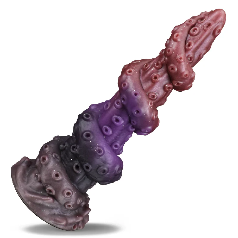 soft peekaboo bra-Dildo-humble-Pagoda 8.9" Tentacle Dildo With Unique Spiral Shape - Laphwing